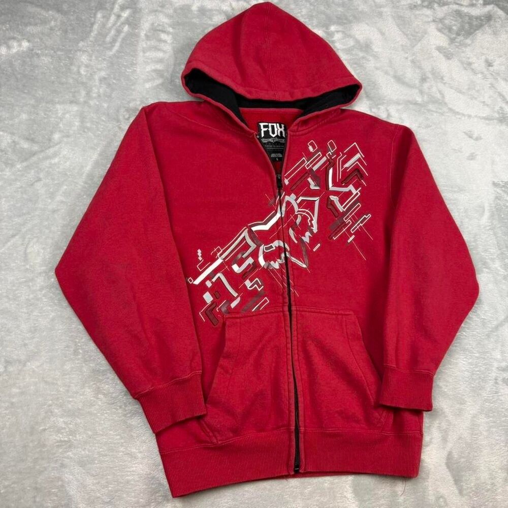 Fox-racing Men's Red Hoodie